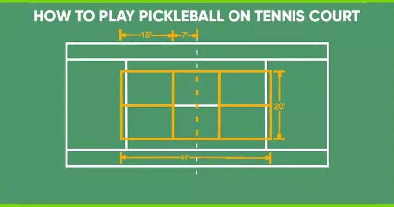 How to Draw Pickleball Court Lines On a Tennis Court