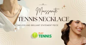 Moissanite Tennis Necklace: